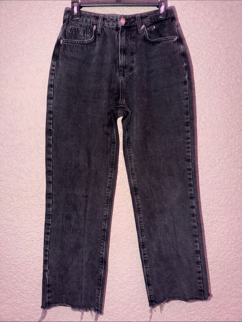 Zara Black Straight-Leg Women's Jeans
